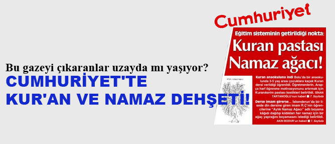 Cumhuriyet Te Kur An Ve Namaz Dehseti